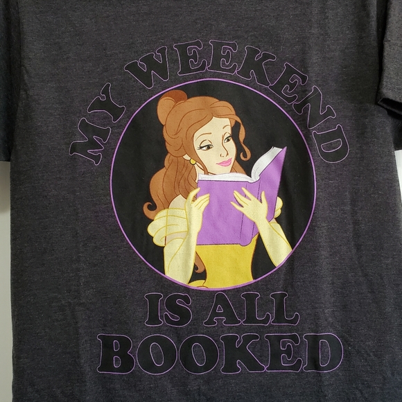 Disney Belle reading t-shirt - Picture 2 of 3